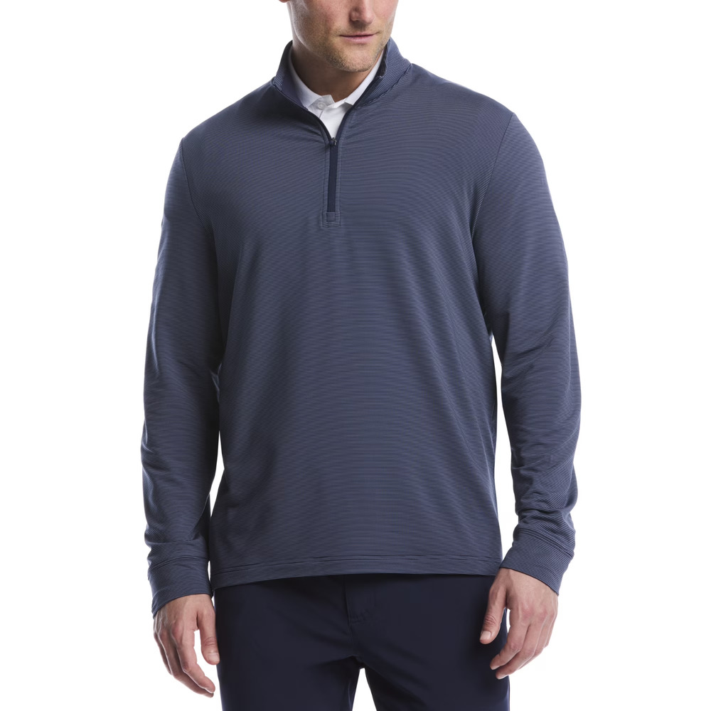 Ben Hogan Size 3XL Navy Blue Performance Golf 1/4 Zip Pullover Men's Sweater NWT